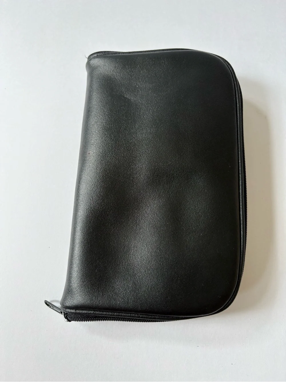 Connoisseurs Leather Black Jewelry Clutch Bag Travel Storage Preppy Quiet Luxury